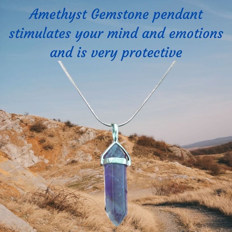 Amethyst Gemstone Pendant